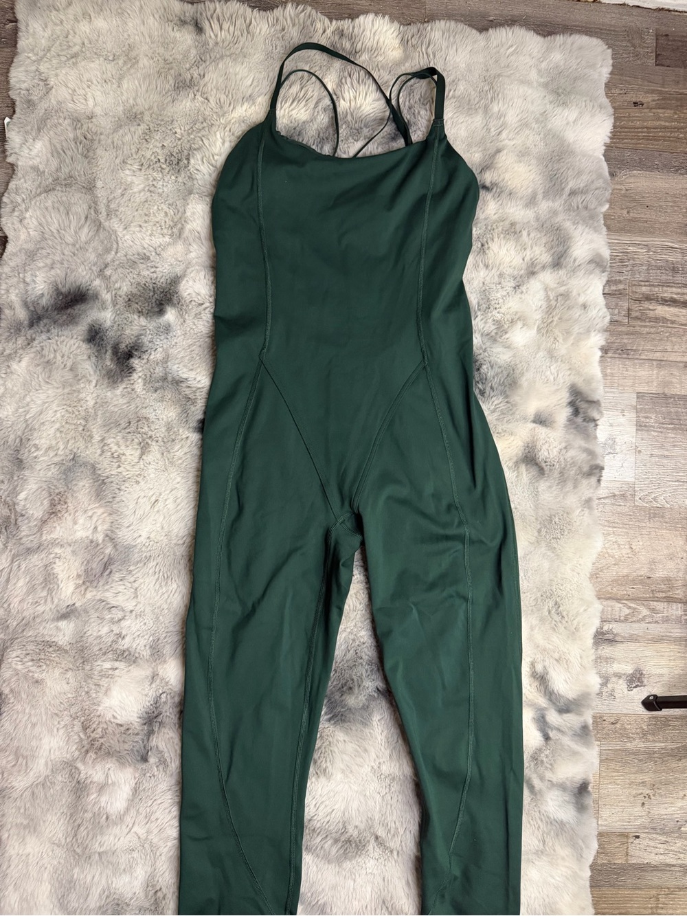 Savage X Fenty Dark Green Strappy Jumpsuit